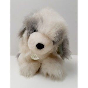 Exc! Tb Trading Co Old English Sheepdog Plush Stuffed Animal "Platinum Plus" Tag